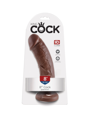 Dildo King Cock Pipedream 8 Brown