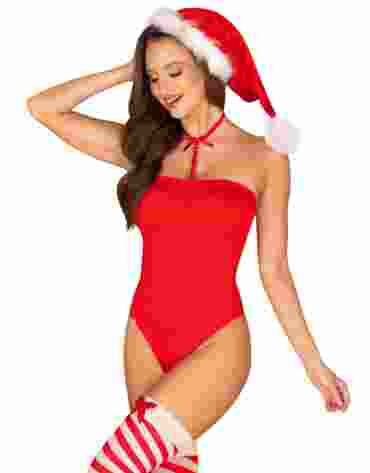 Kissmas body czerwone L/XL