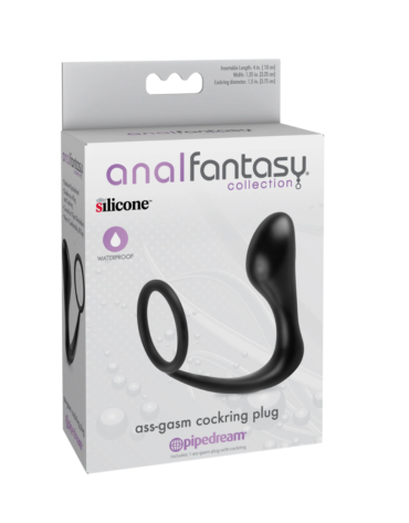 Zatyczka Pipedream Ass-Gasm® Cockring Plug