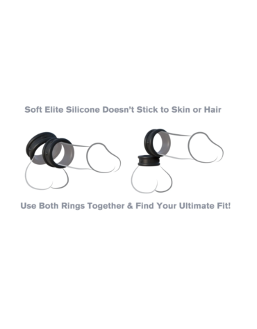 Silikonowe pierścienie Pipedream Fantasy C-Ringz Max-Width Silicone Rings