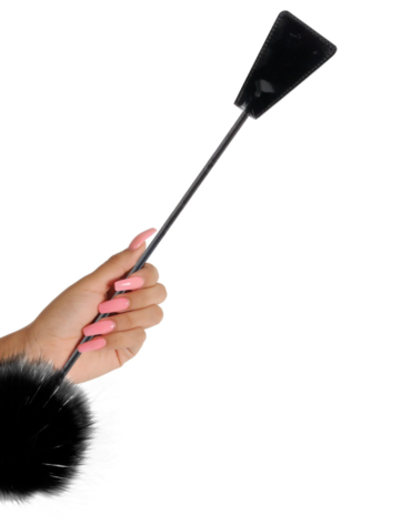 Pipedream Fetish Fantasy SeriesFeather Crop Black Limited Edition
