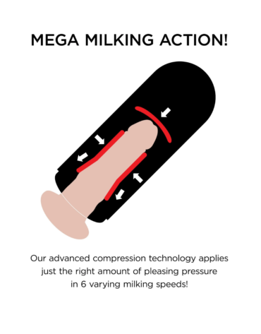 Masturbator Pipedream PDX Elite Vibrating Mega Milker Light