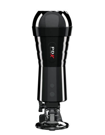 Masturbator Pipedream PDX Elite Cock Compressor Vibrating Stroker Light