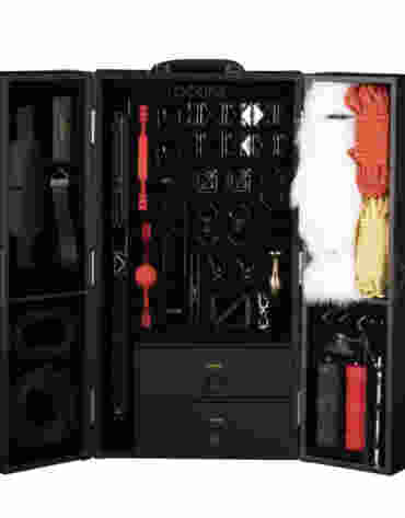 LOCKINK zestaw Bondage All-in-1 BDSM Play Kit Black