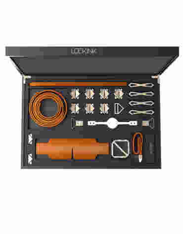 LOCKINK zestaw BDSM Bondage & Restraint Set Brown