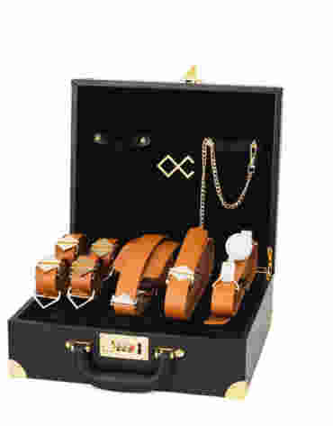 LOCKINK zestaw Bondage Moonlight Treasure Chest Set Brown