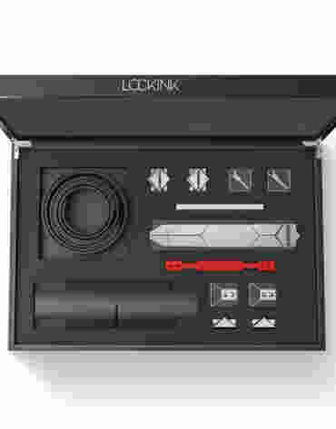 LOCKINK zestaw Bondage Teasing & Impact-Play Set Black