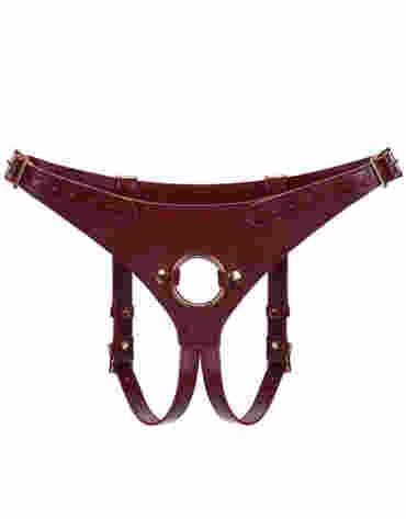 Liebe Seele uprząż Wine Red Strap-on Harness