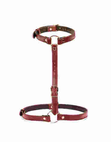 Liebe Seele uprząż Wine Red Waist Harness