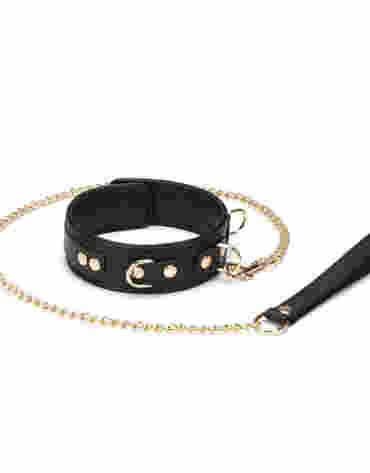 Liebe Seele obróżka ze smyczą Dark SecretCollar and Leash
