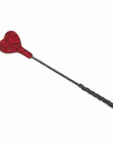 Liebe Seele szpicruta Kinbaku Ukiyoe Red Rosy Leather Mini Crop
