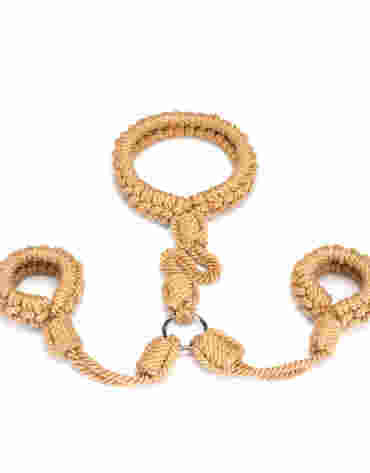 Liebe Seele Bound You II Rope Collar & Wrist Cuffs Back Restraint