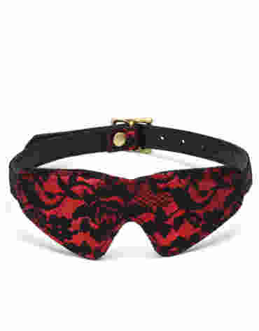 Liebe Seele maska Victorian Garden Lace and Velvet Blindfold
