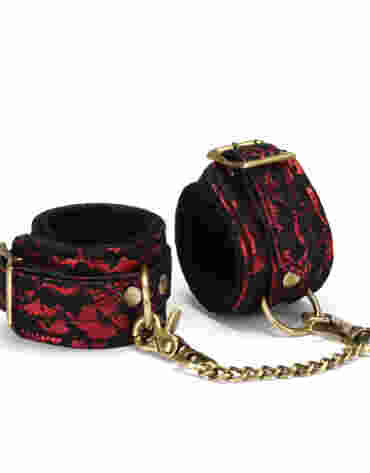 Liebe Seele kajdanki Victorian Garden Lace and Velvet Wrist Cuffs