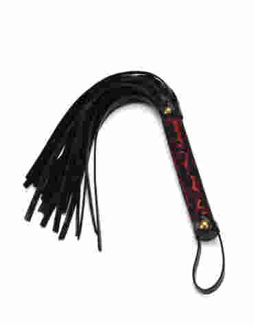 Liebe Seele pejcz Victorian Garden Lace and PU Flogger Whip