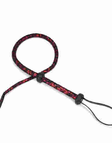 Liebe Seele bicz Victorian Garden Lace and PU Bull Whip