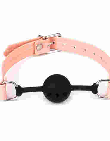 Liebe Seele knebel Pink Organosilicon Ball Gag