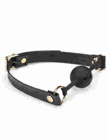 Liebe Seele knebel Black Organosilicon Ball Gag