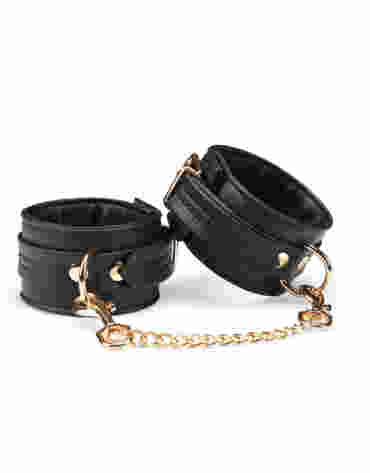 Liebe Seele kajdanki Black Organosilicon Ankle Cuffs