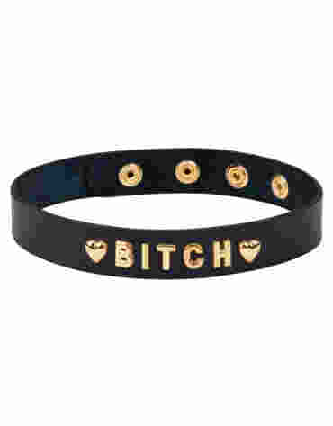 Liebe Seele Gold Word Choker-BITCH