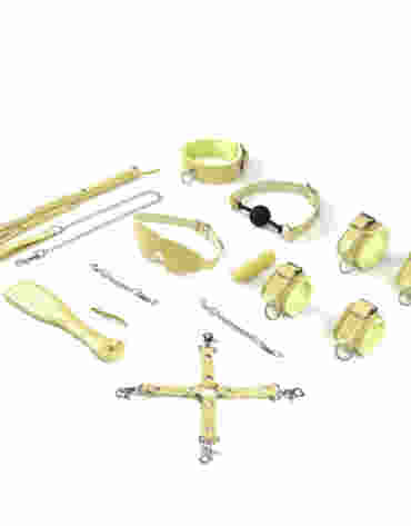 Liebe Seele zestaw Bondage Macaron 9pcs Bondage Kit-Melon