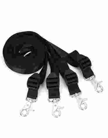 Liebe Seele underbed webbing accessory with clips in silver