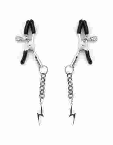 Liebe Seele klamerki na sutki Silver Lightning Nipple Clamps