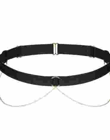 Petitenoir Garter with golden chains