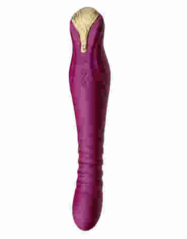Pulsator Zalo King Vibrating Thruster Velvet Purple