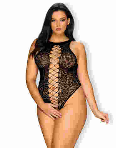 B129 body otwarte czarne XL/XXL