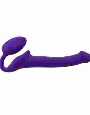 Strap-on-me Silicone bendable strap-on Purple S