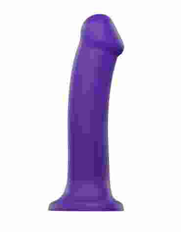 Wyjątkowo miękkie dildo Strap-on-me Silicone Bendable Dildo Double Density XL Purple