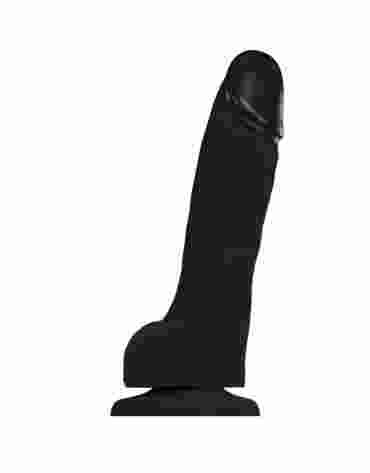 Bardzo realistyczne dildo z przyssawką Strap-on-me Soft Realistic Dildo L Black