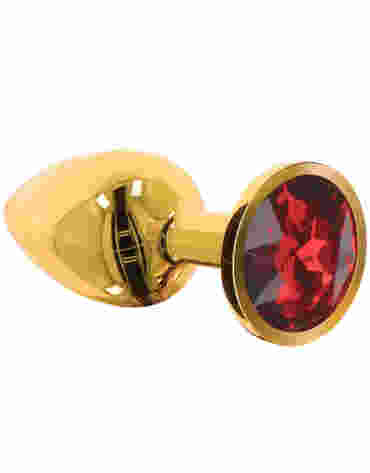 Duży metalowy korek analny z kryształkiem Taboom Butt Plug With Diamond Jewel L