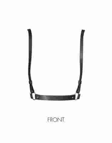 Uprząż szelki na ciało Bijoux Indiscrets Maze X Harness Black