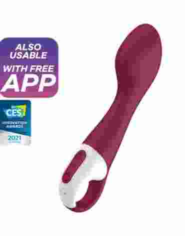 Podgrzewany wibrator do punktu G Satisfyer Hot Spot Connect App