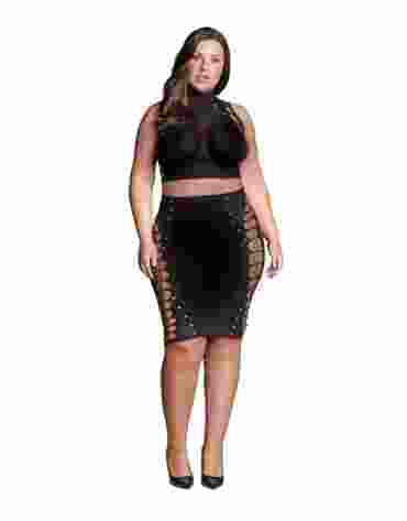 Le Désir Kala XXXVII - 2 Piece with Turtleneck Black OSX