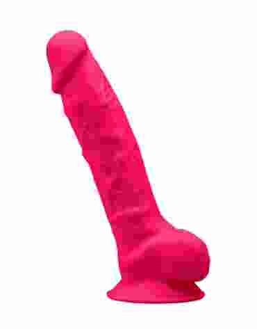 Silexd dildo z przyssawką 24 cm Model 1 9" Fuchsia
