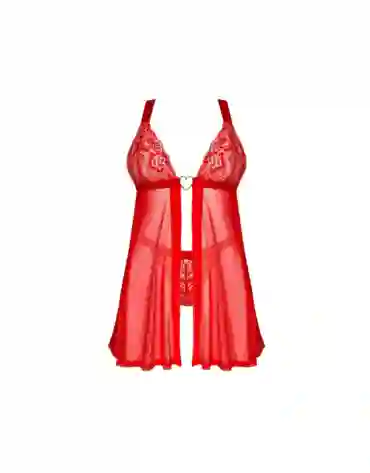 Obsessive komplet bielizny babydoll + stringi Elianes XL/2XL