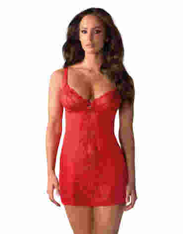 Obsessive koszulka ze stringami Heartina 2XL/3XL