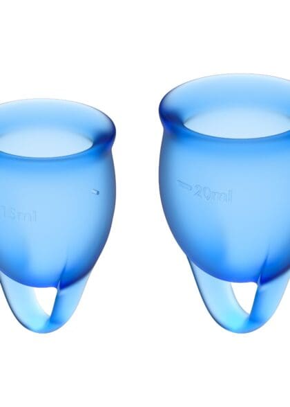 Kubeczki Menstruacyjne Feel Confident Menstrual Cup Set Satisfyer