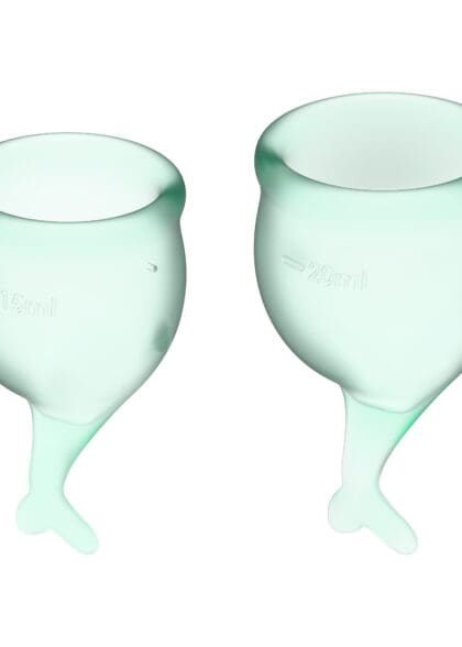 Kubeczki Menstruacyjne Feel Secure Menstrual Cup Set Satisfyer