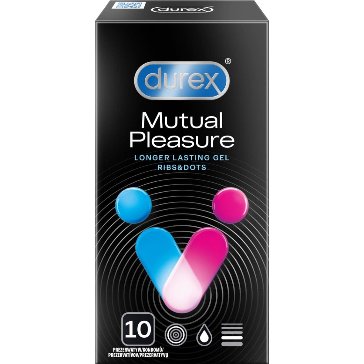 Prezerwatywy Lateksowe Ze Środkiem Opóźniającym Wytrysk Mutual Pleasure 10Szt. Durex 4 Prezerwatywy Lateksowe Ze Środkiem Opóźniającym Wytrysk Mutual Pleasure 10Szt. Durex
