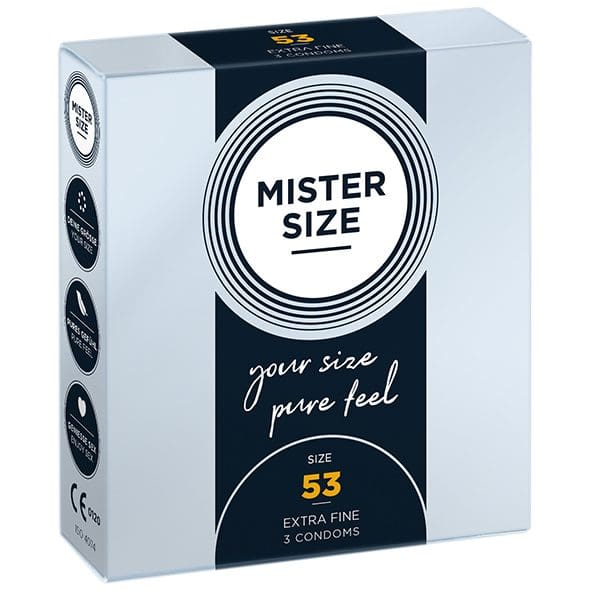 Condoms 53 Mm 3 Pieces Mister.Size