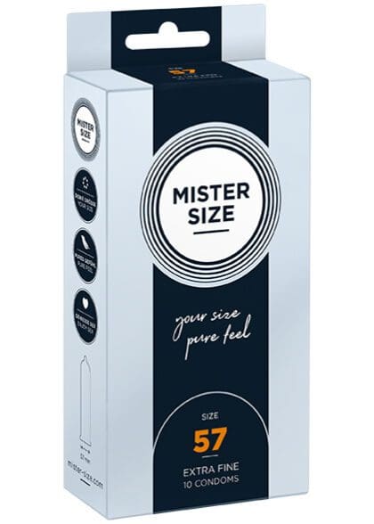 Condoms 57 Mm 10 Pieces Mister.Size