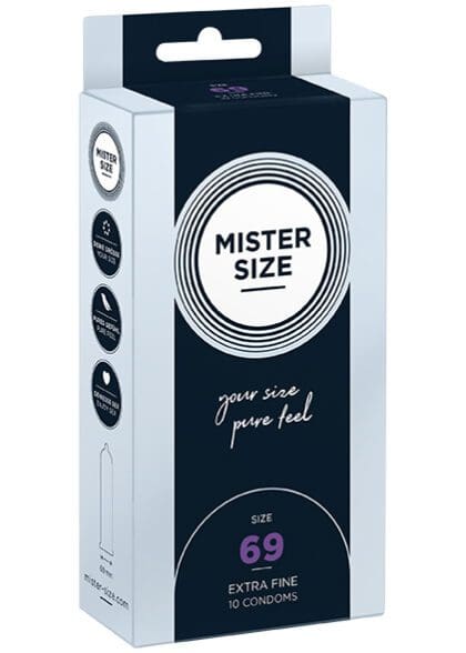 Condoms 69 Mm 10 Pieces Mister.Size