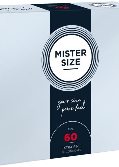Condoms 60 Mm 36 Pieces Mister.Size