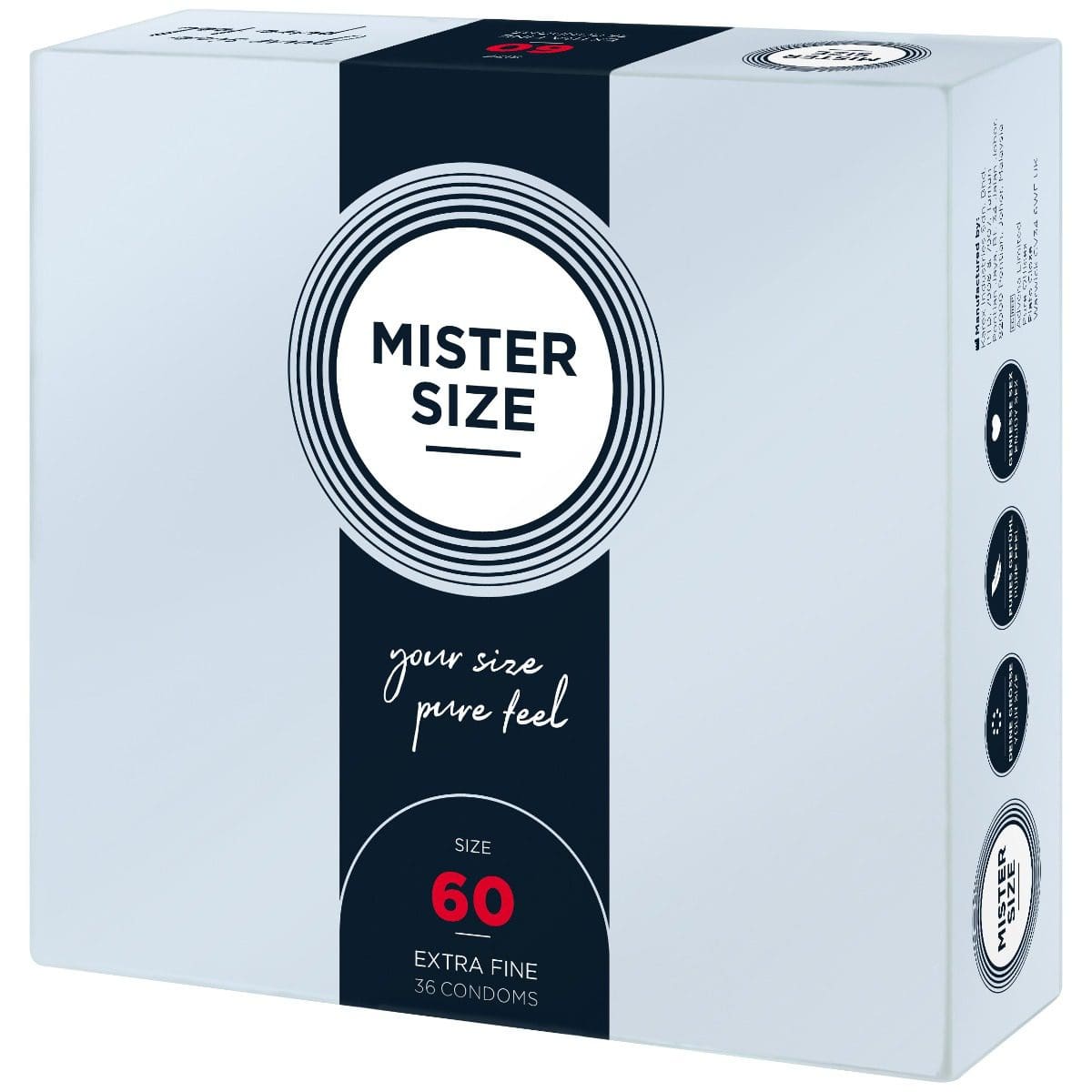 Condoms 60 Mm 36 Pieces Mister.Size 5 Condoms 60 Mm 36 Pieces Mister.Size