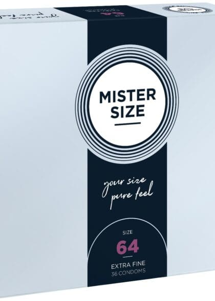 Condoms 64 Mm 36 Pieces Mister.Size