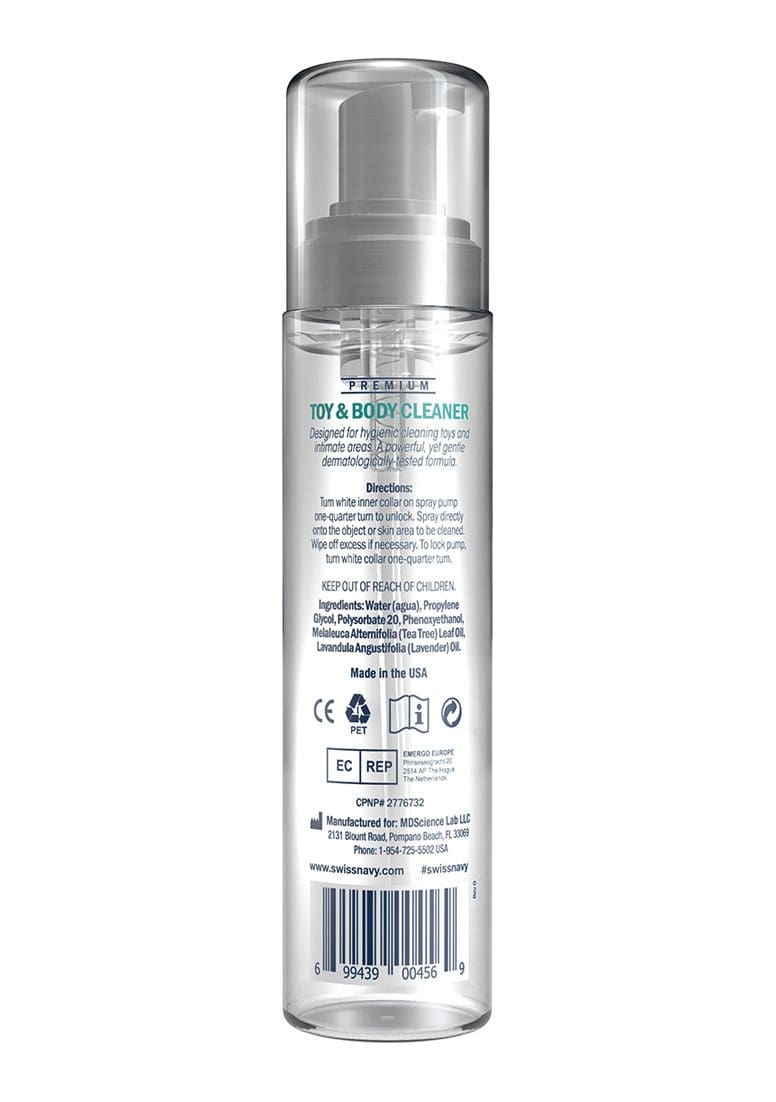 Pianka Antybakteryjna Toy & Body Cleaner Foaming 207Ml Swiss Navy 4 Pianka Antybakteryjna Toy & Body Cleaner Foaming 207Ml Swiss Navy